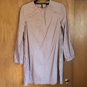 APC plaid mini dress - size s